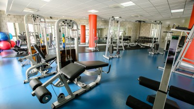 Fitness and workout room